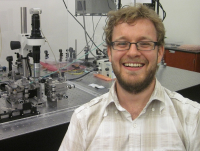 Postdoctoral Researcher, Sebastian Schulz, of Tyndall National Institute and of the Centre for Advanced Photonics and Process Analysis, CAPPA, at Cork Institute of Technology.